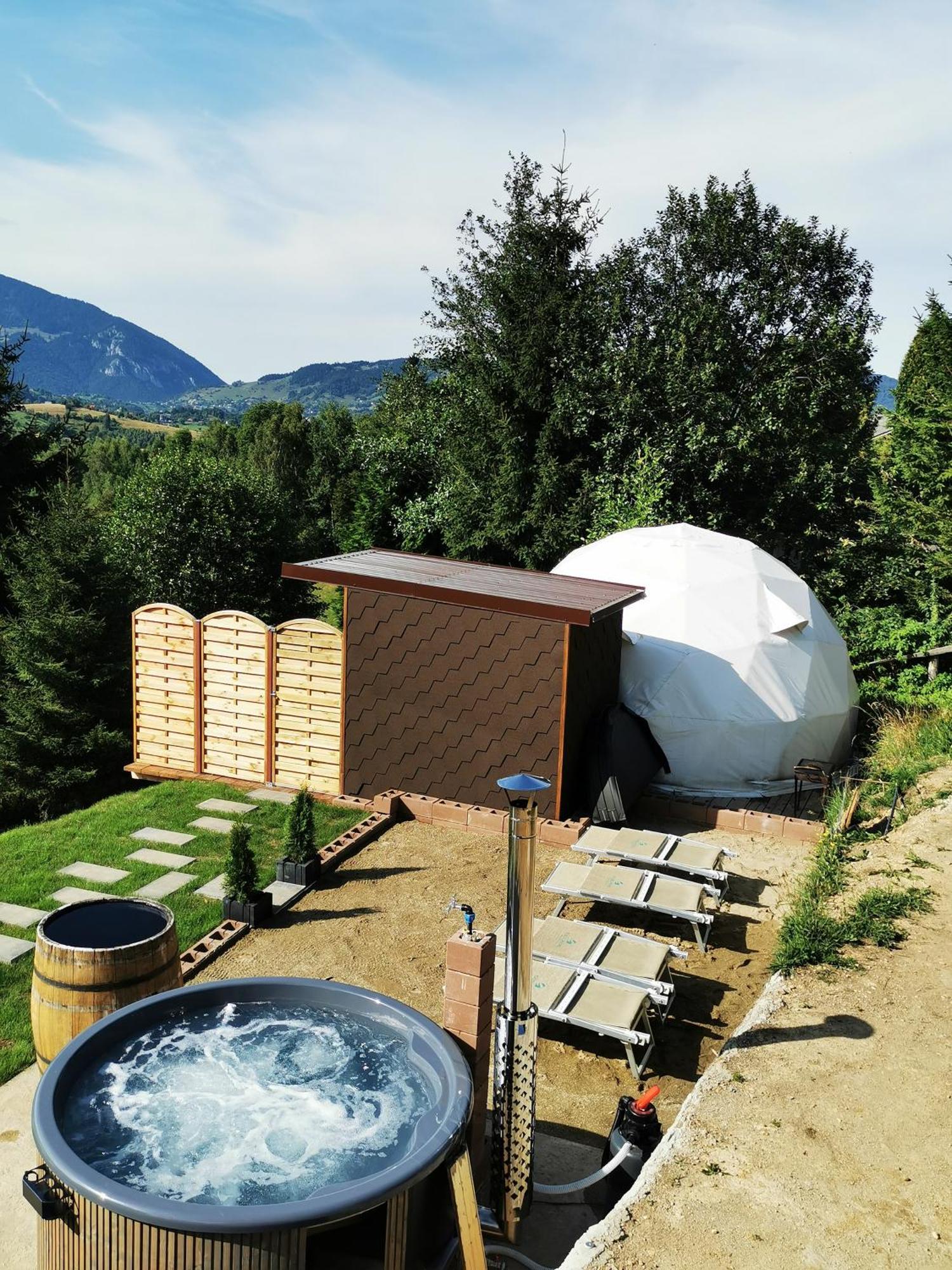Glamping Zazen Hotel Drumu Carului Kültér fotó